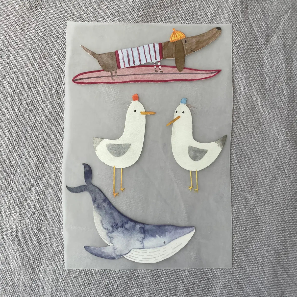 Hannahs Firlefanz – Bügelbilder-Set „Meer“ mit 3 Motiven