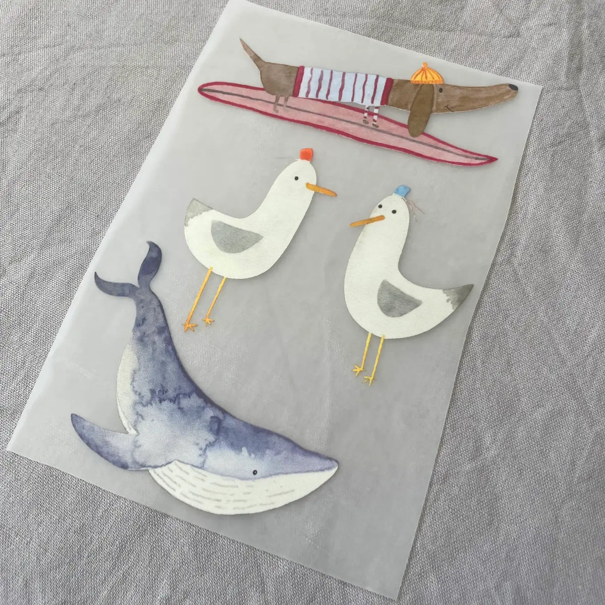 Hannahs Firlefanz – Bügelbilder-Set „Meer“ mit 3 Motiven