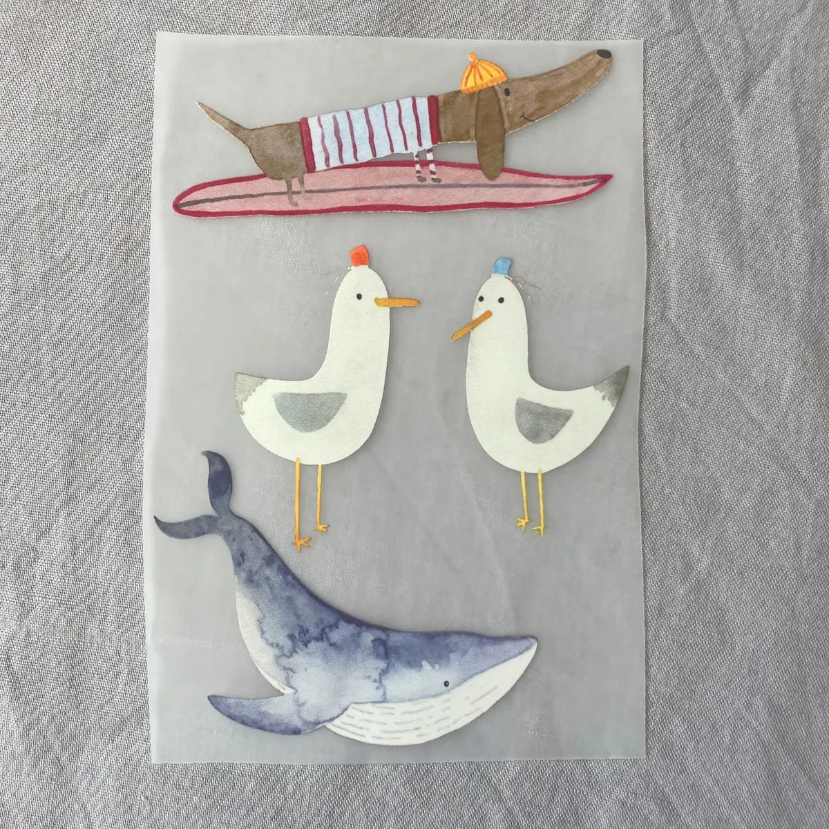 Hannahs Firlefanz – Bügelbilder-Set „Meer“ mit 3 Motiven