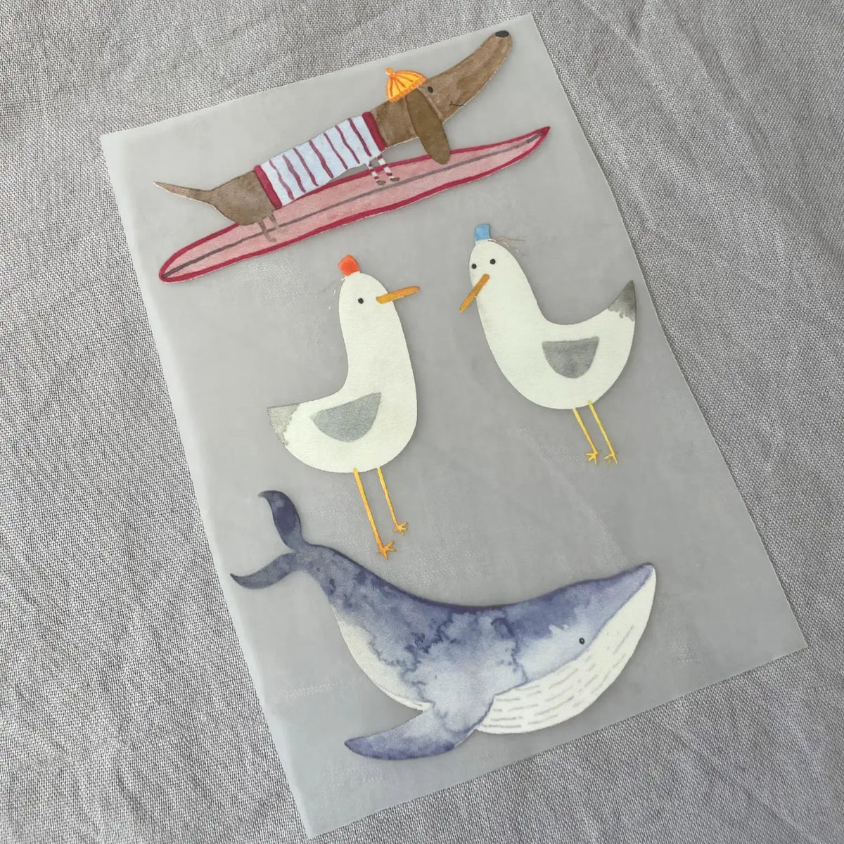 Hannahs Firlefanz – Bügelbilder-Set „Meer“ mit 3 Motiven
