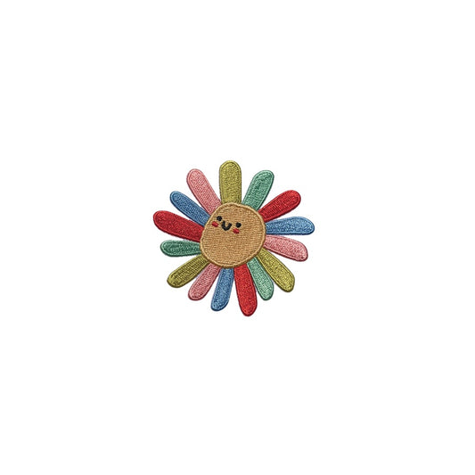 Hannahs Firlefanz – Bügelpatch „Blume“ zum Aufbügeln, Aufnäher