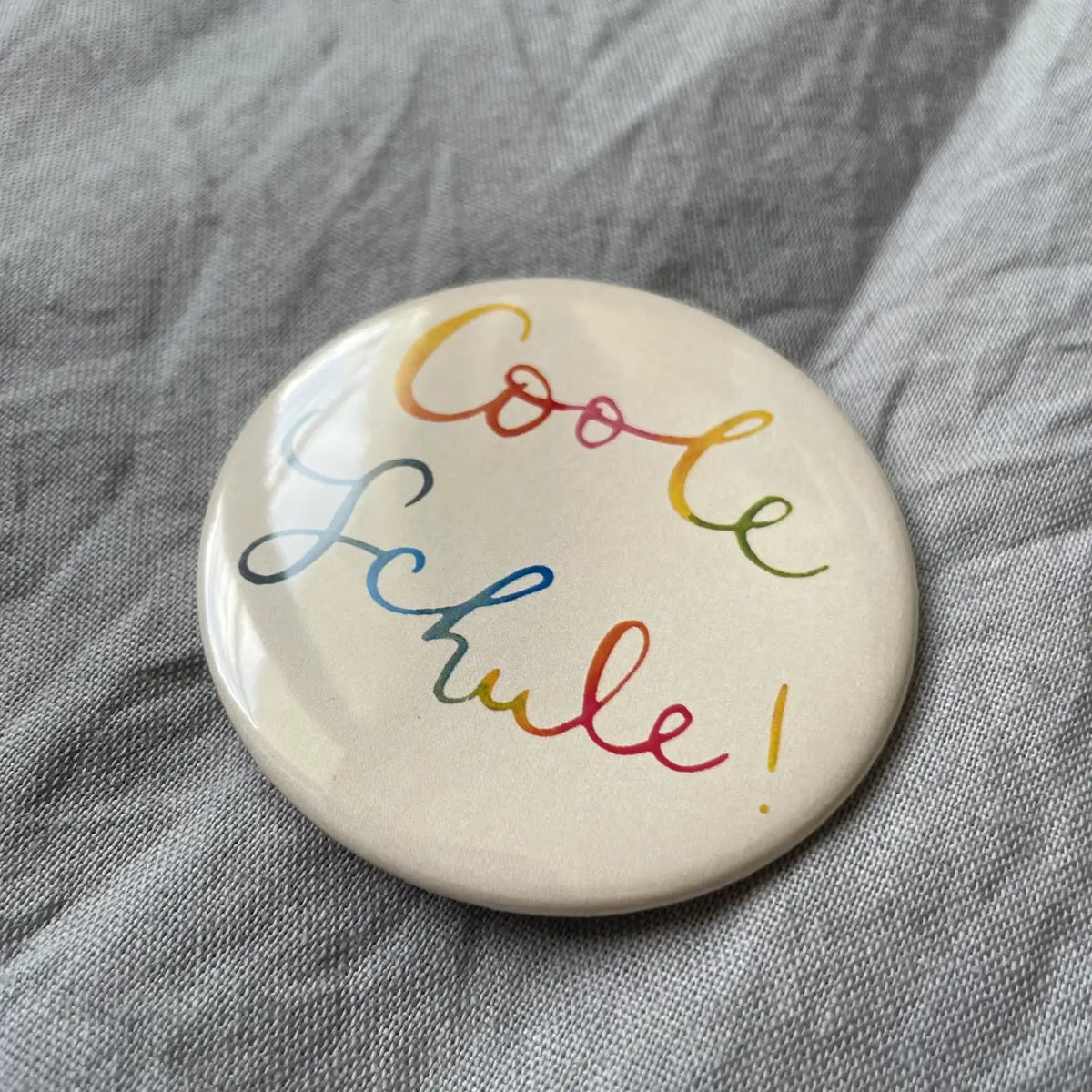 Hannahs Firlefanz – Button „Coole Schule“ zur Einschulung