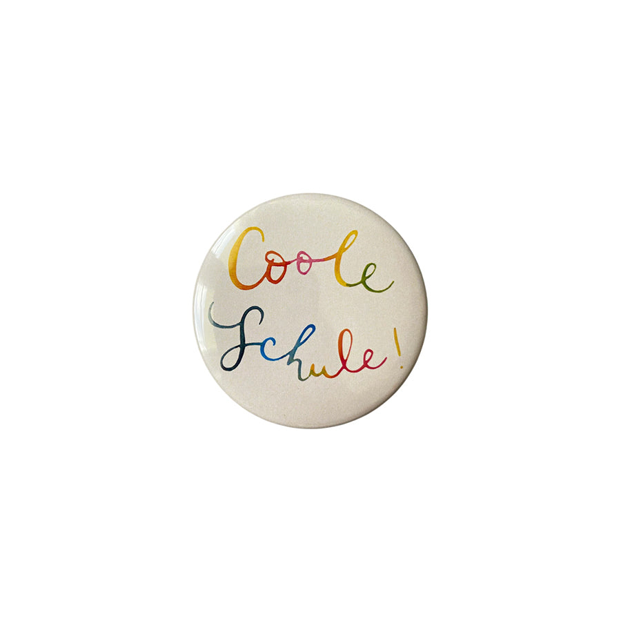 Hannahs Firlefanz – Button „Coole Schule“ zur Einschulung