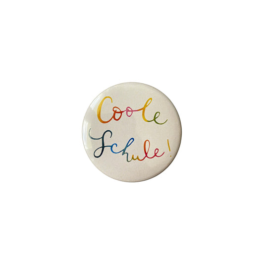 Hannahs Firlefanz – Button „Coole Schule“ zur Einschulung