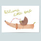Hannahs Firlefanz – Geburtskarte „Welcome Little One“