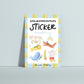 Hannahs Firlefanz – Sticker zur Einschulung spülmaschinenfest