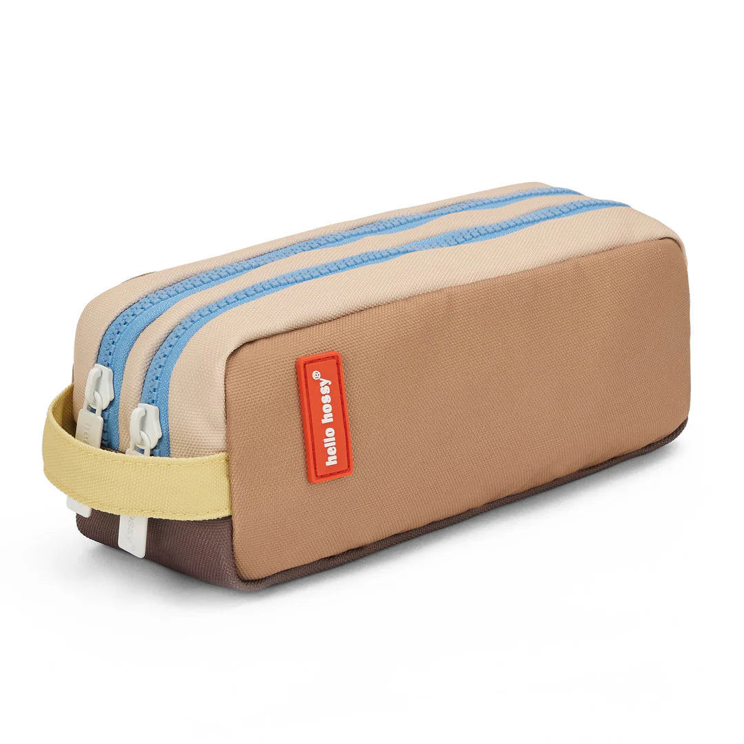 Hello Hossy – doppeltes Federmäppchen "Walnut" für Kita & Schule