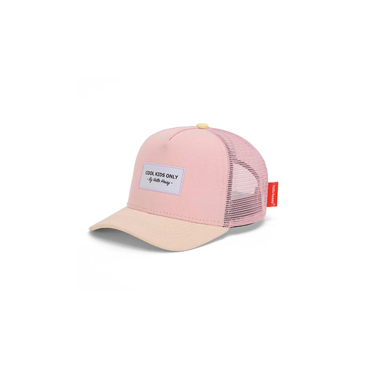 Hello Hossy - Kappe "Powder Pink" für Kinder, Bio-Baumwolle / OEKO-Tex