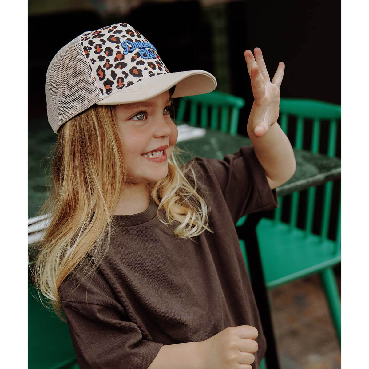 Hello Hossy - Kappe "Leopard" für Kinder, Bio-Baumwolle / OEKO-Tex