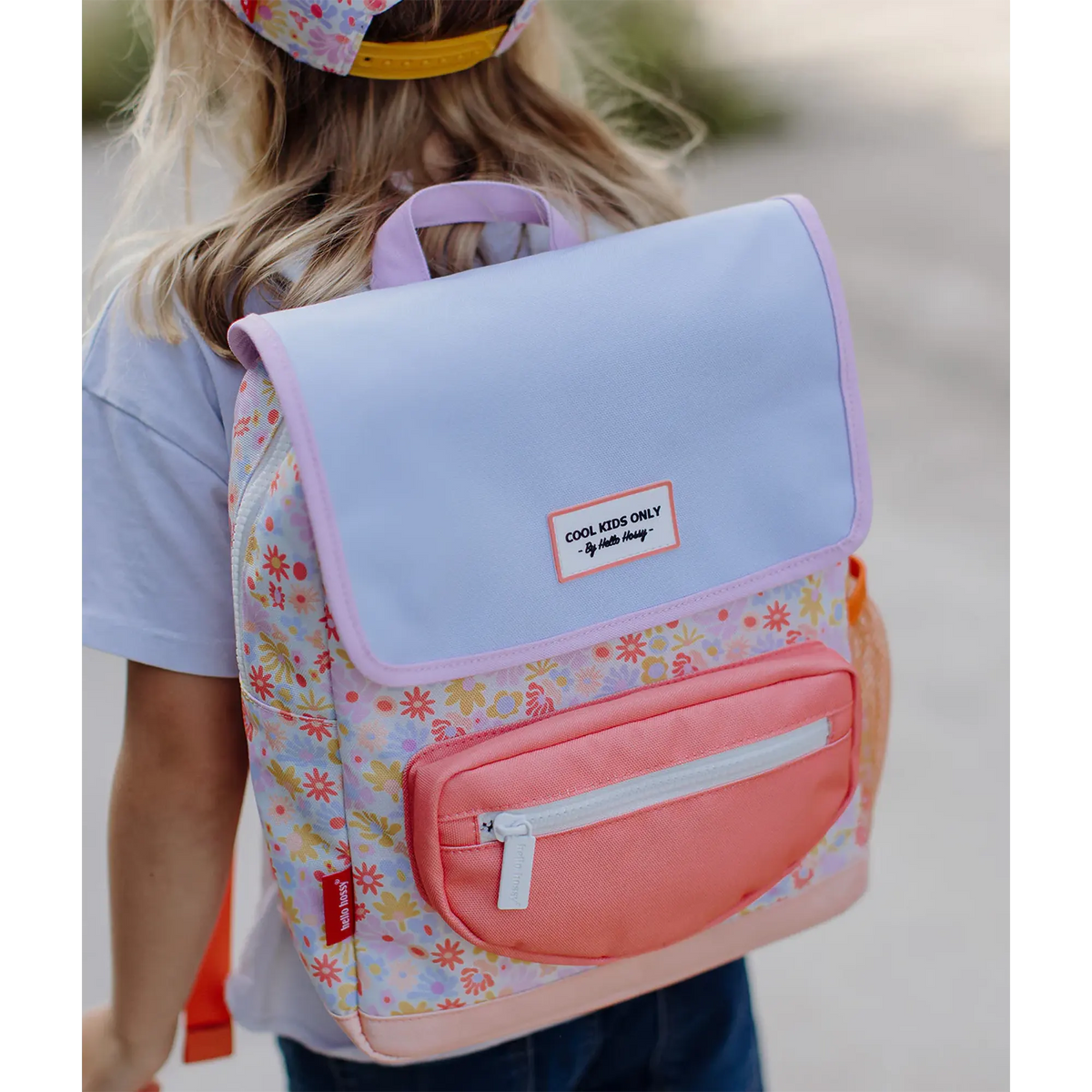 Hello Hossy - Rucksack "Retro Flowers" für Kindergarten, Schule & Kita