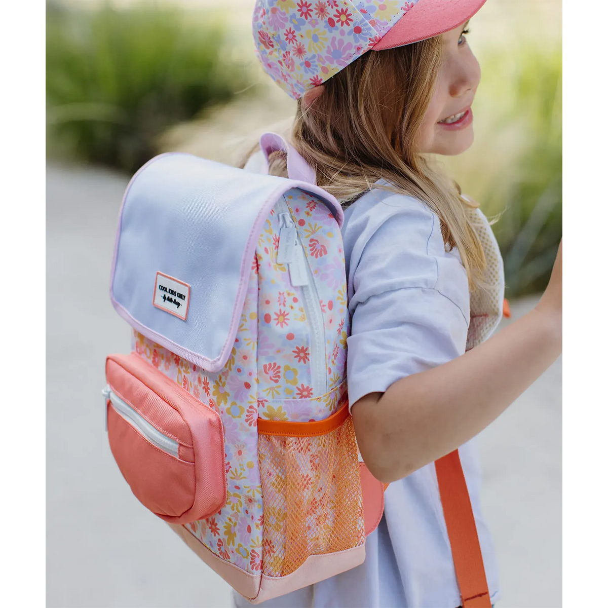 Hello Hossy - Rucksack "Retro Flowers" für Kindergarten, Schule & Kita