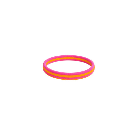 Herr & Frau Hempel – Haargummi „Lulu Orange-Pink“ weich & ohne Metall