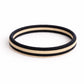 Herr & Frau Hempel – Haargummi „Lulu Beige-Black“ weich & ohne Metall