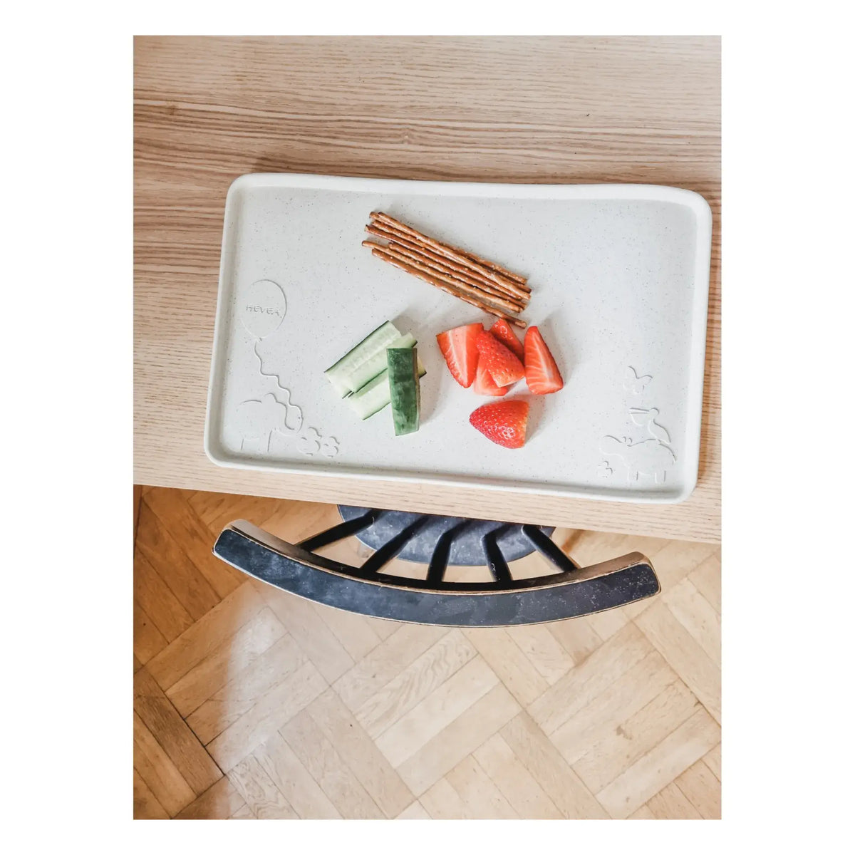 HEVEA - Kinder Tischset "Marble" aus 100% Naturkautschuk Baby Platzset
