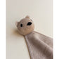 Hvid - Schmusetuch "Teddy Tokki Sand" aus 100% weicher Merinowolle