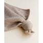 Hvid - Schmusetuch "Teddy Tokki Sand" aus 100% weicher Merinowolle