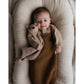 Hvid - Schmusetuch "Teddy Tokki Sand" aus 100% weicher Merinowolle