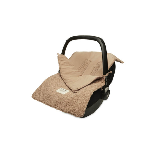 Jollein - Fusssack Bouclé/Jersey Braun