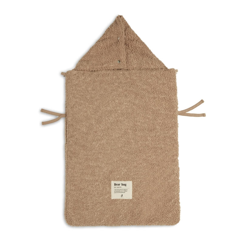 Jollein - Fusssack Bouclé/Jersey Braun