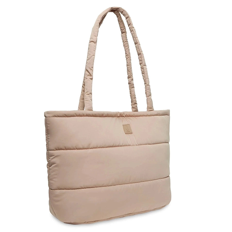 Jollein – Wickeltasche "Puffed Bag Biscuit", recycelt 40 x 35 x 16 cm