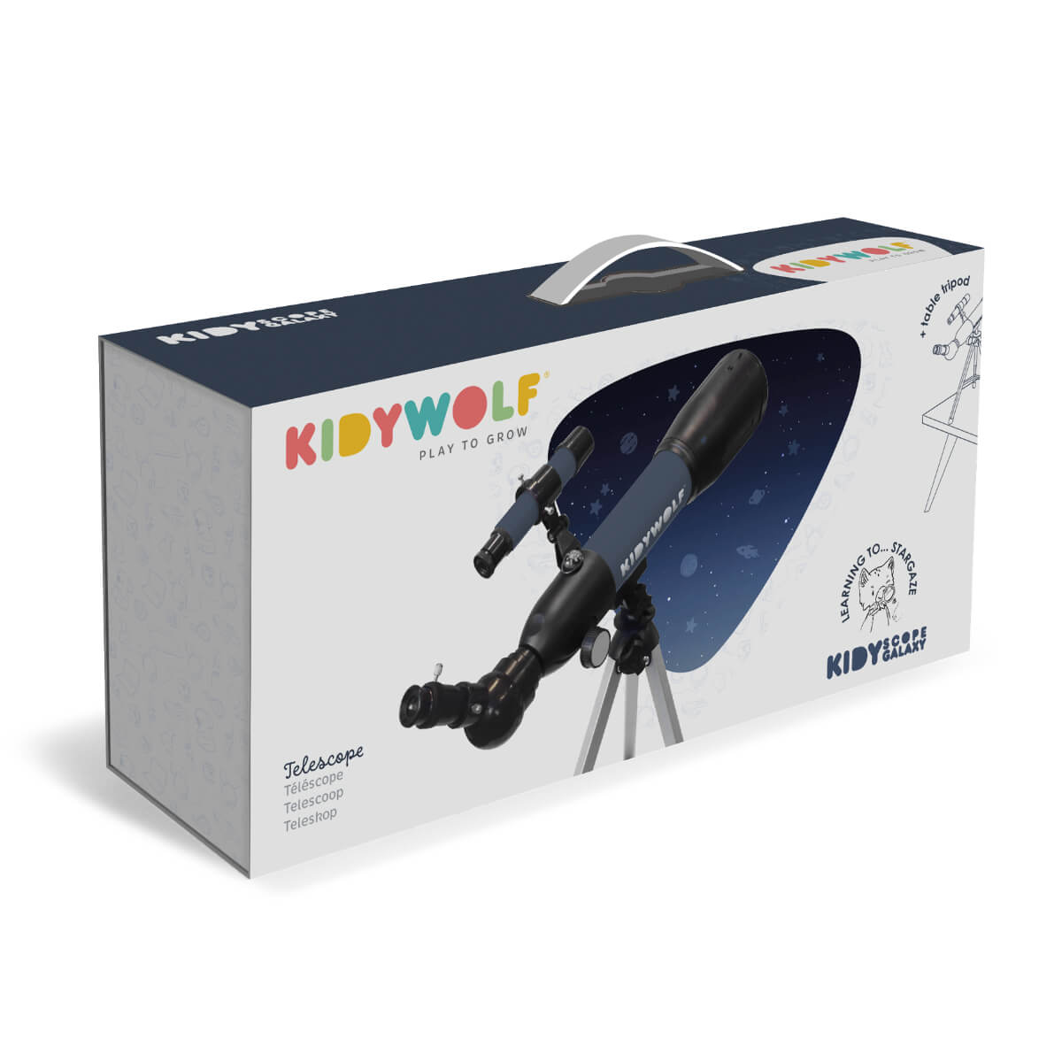 Kidywolf – Kidytelescope Kinder Teleskop für junge Astronomen