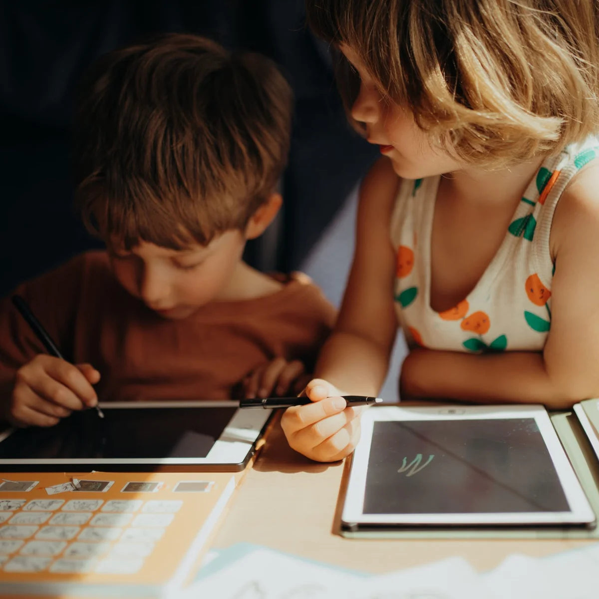 KIDYWOLF KIDYDRAW MINI LCD Zeichentablet "Kawaii" – 30 Motive