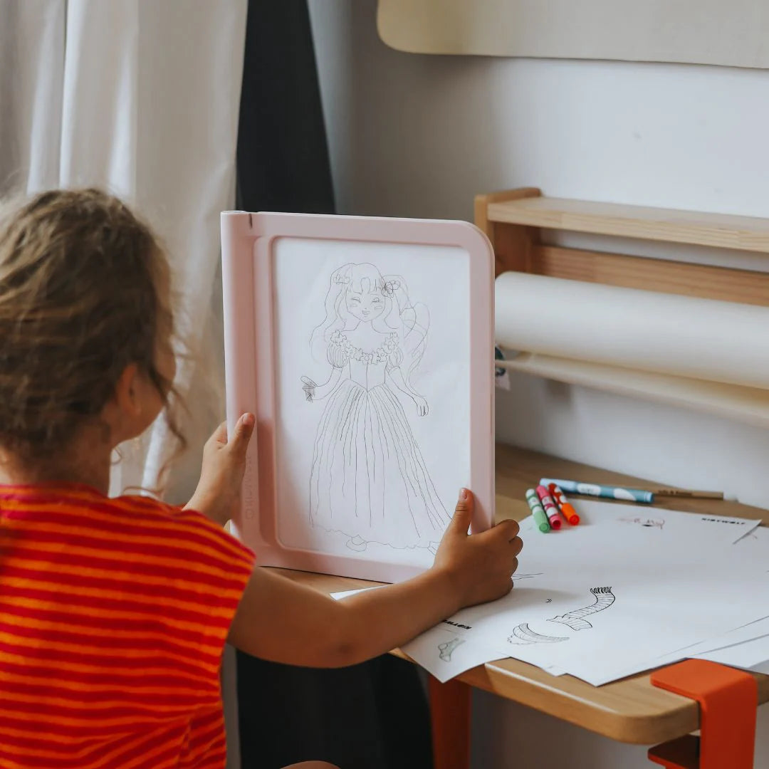 KIDYWOLF - Kidydraw Pro Fashion – LED Leuchttafel & Maltafel 2-in-1