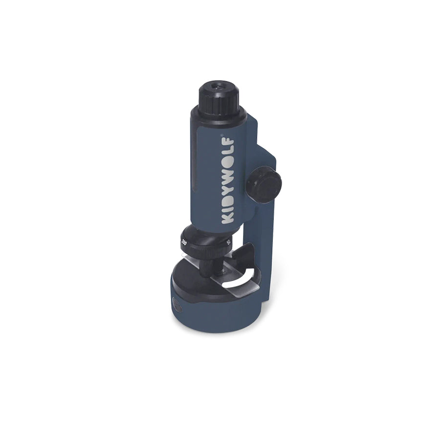 KIDYWOLF Kidymicroscope – Kinder Mikroskop mit 3 Zoomstufen & Licht