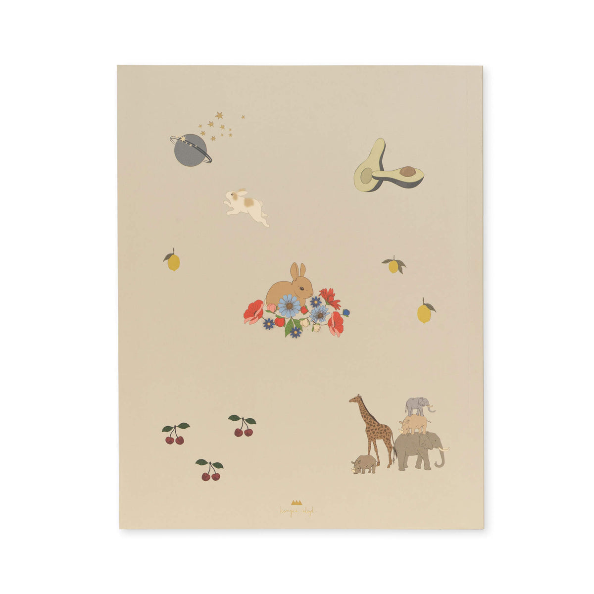 Konges Slojd – Malbuch & Spielbuch „My Activity Book“ mit Buntstiften