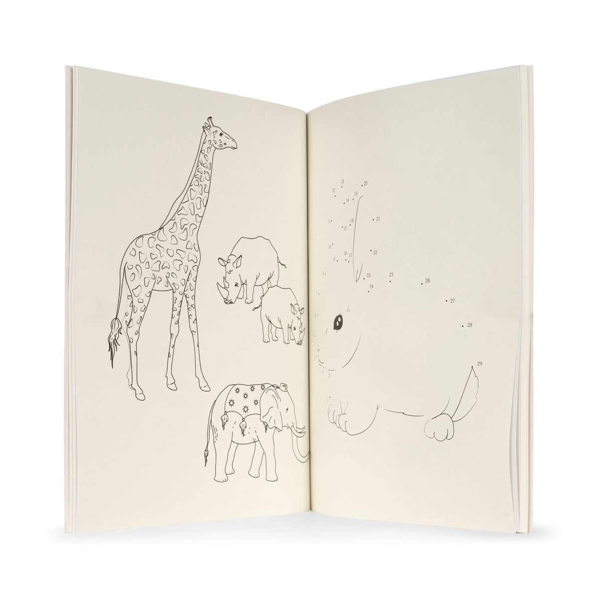 Konges Slojd – Malbuch & Spielbuch „My Activity Book“ mit Buntstiften
