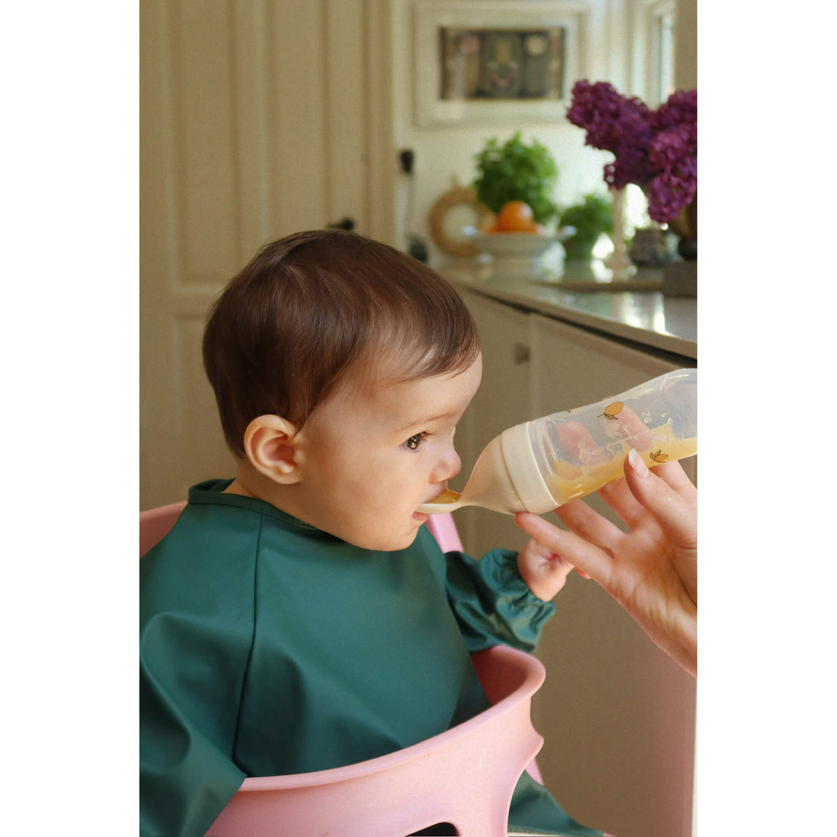 Konges Slojd - Baby Fütter-Set "Food Feeding Set - Lemon"