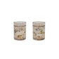 Konges Sløjd - Glitzerbecher Lemon, 2er Set