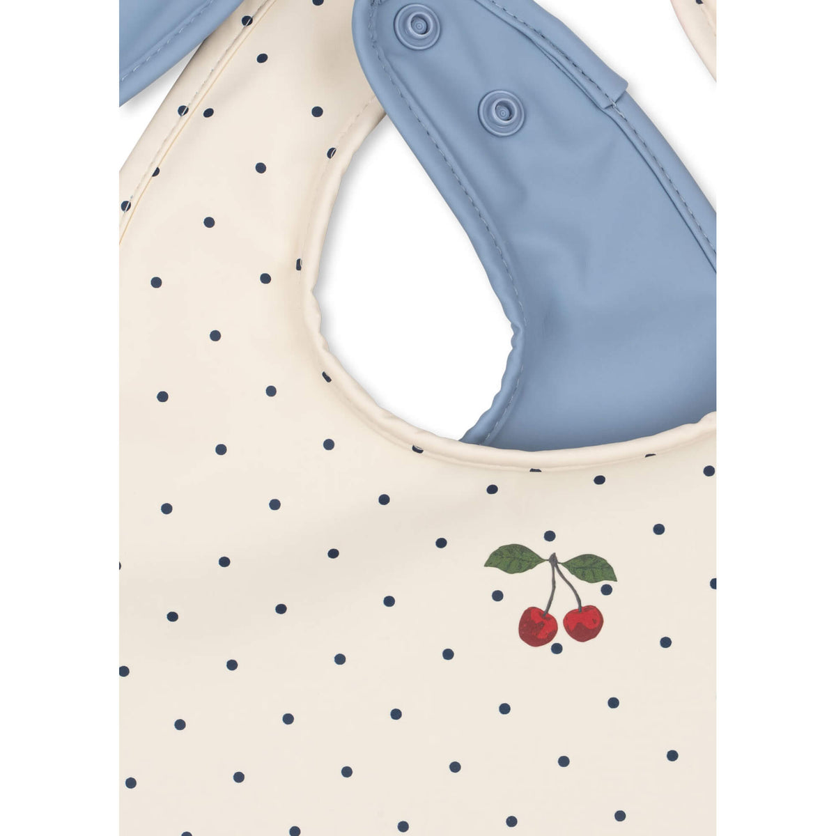 Konges Slojd - Lätzchen "Navy Dot / Rain Washed", 2er Set
