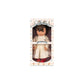 Konges Sløjd Puppe "Odette" – Kinderpuppe mit Kleid & Haaren, 42 cm