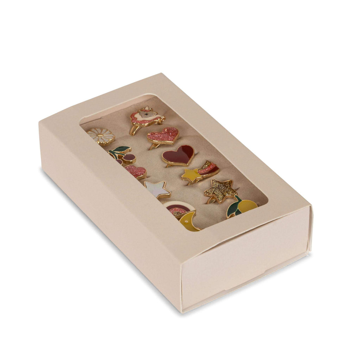 Konges Slojd - Ringe „Multi Mix“ 12er Set für Kinder