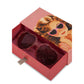 Konges Slojd – Kinder Junior Sonnenbrille „Cherry Glitter Heart“ UV400