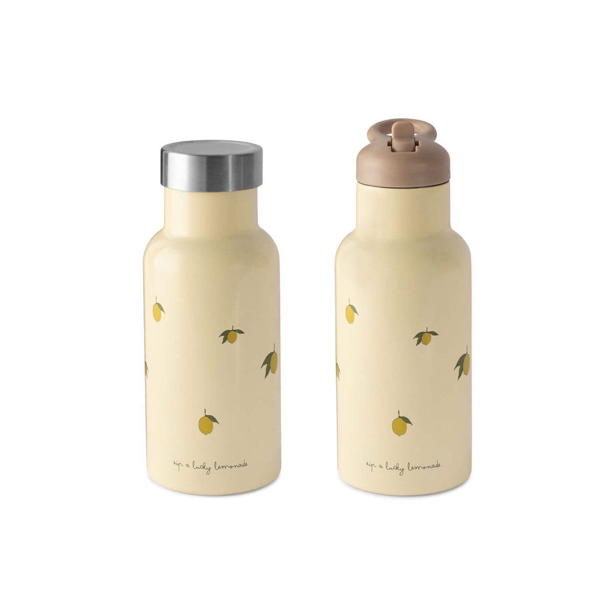 Konges Slojd - Thermo Trinkflasche "Lemon", 350ml