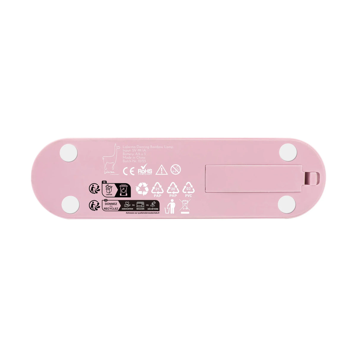 Lalarma – Musikreaktive Kinder LED Lampe “Dancing Rainbow Rose”