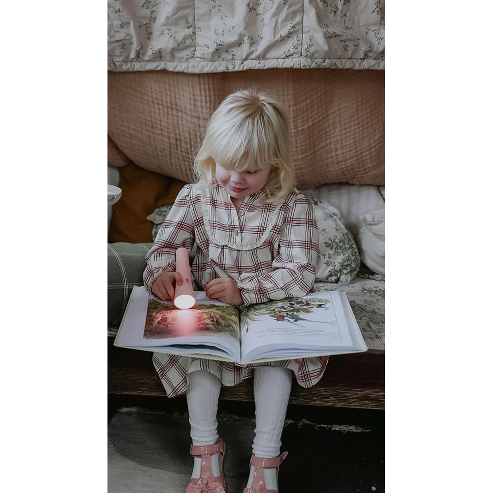 Lalarma – Kinder LED Taschenlampe “Rose”, dimmbar & wiederaufladbar