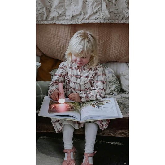 Lalarma – Kinder LED Taschenlampe “Rose”, dimmbar & wiederaufladbar