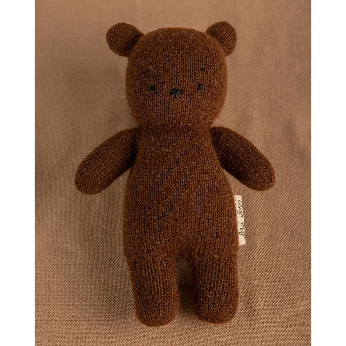 Lero Lero – Kuscheltier „Teddy Bear Brown“ aus weicher Alpakawolle