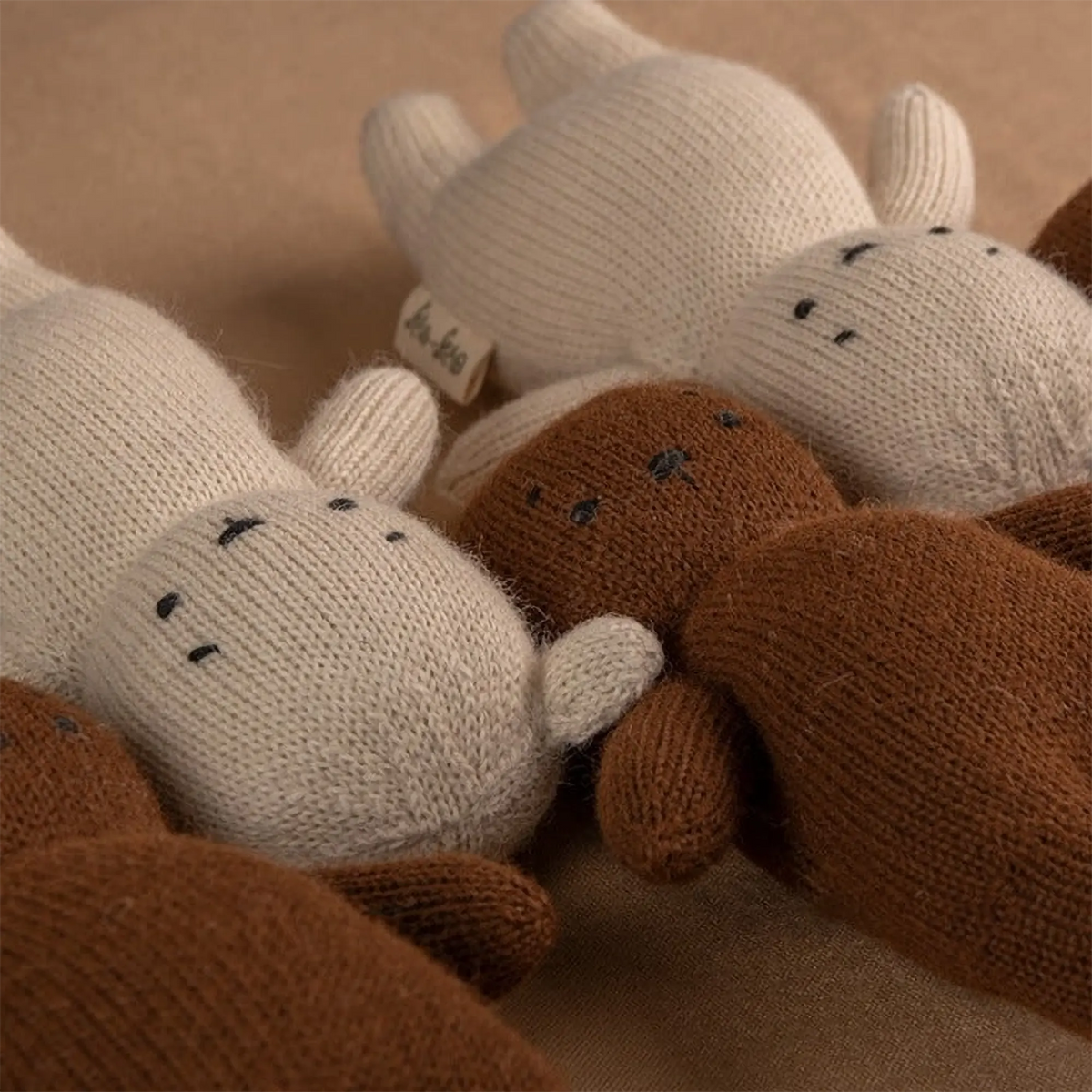 Lero Lero – Kuscheltier „Teddy Bear Brown“ aus weicher Alpakawolle
