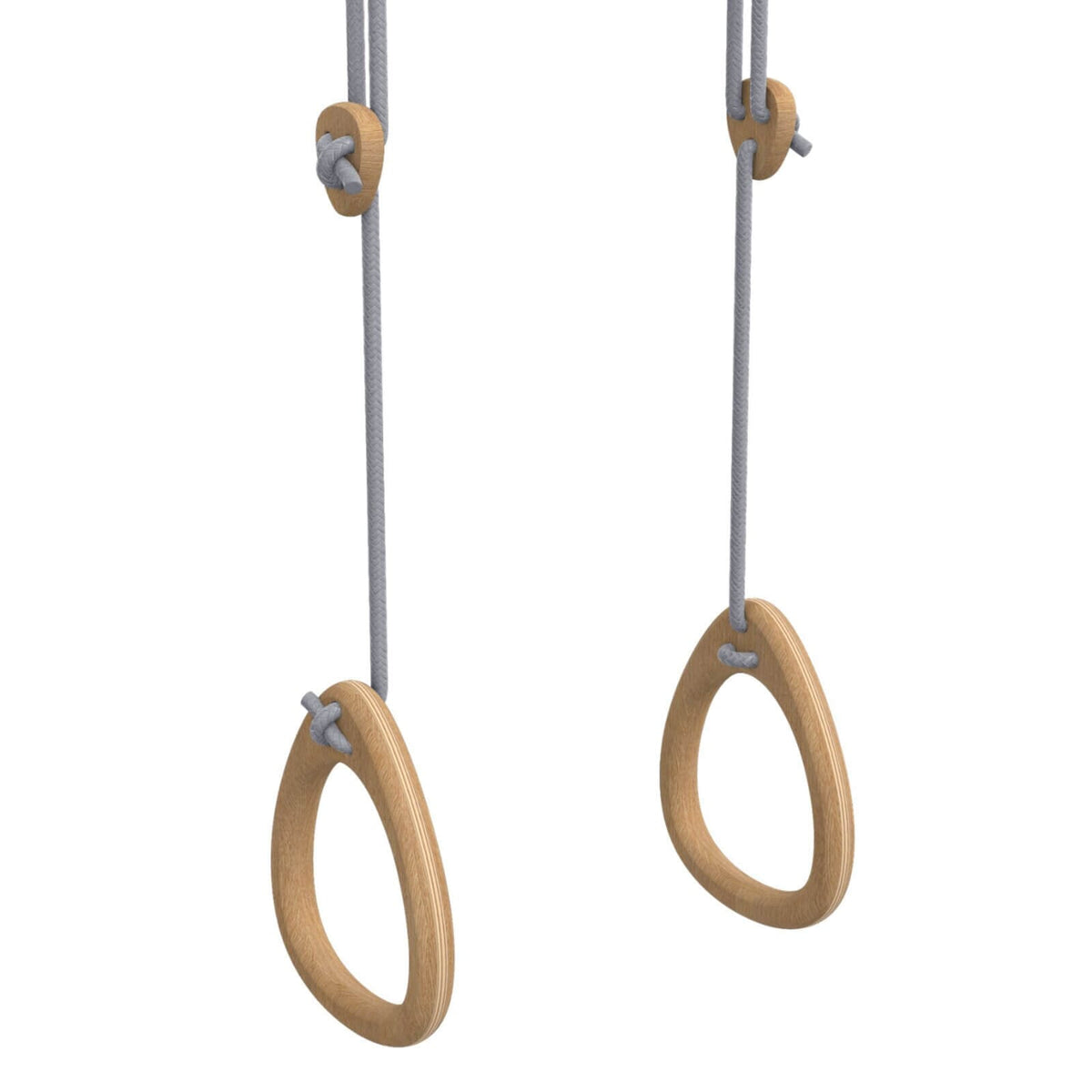Lillagunga - Turnringe "Rings Oak" Eiche/Grau Ab 3 Jahren