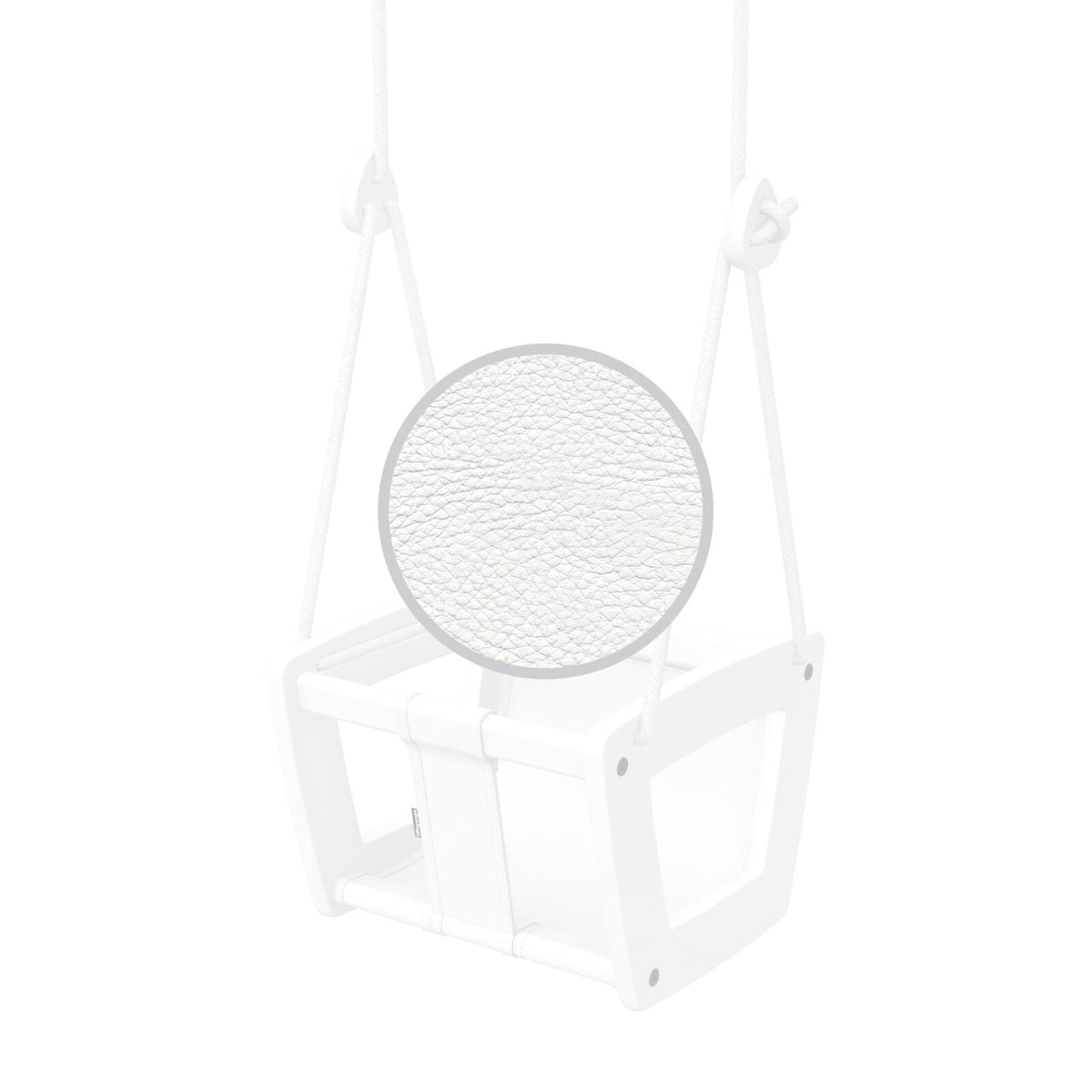 Lillagunga - Babyschaukel "Toddler Birch" Birke Weiss Ab 3 Monaten
