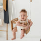 Lillagunga – Babyschaukel „Toddler Birch Black“, weiß Schaukel