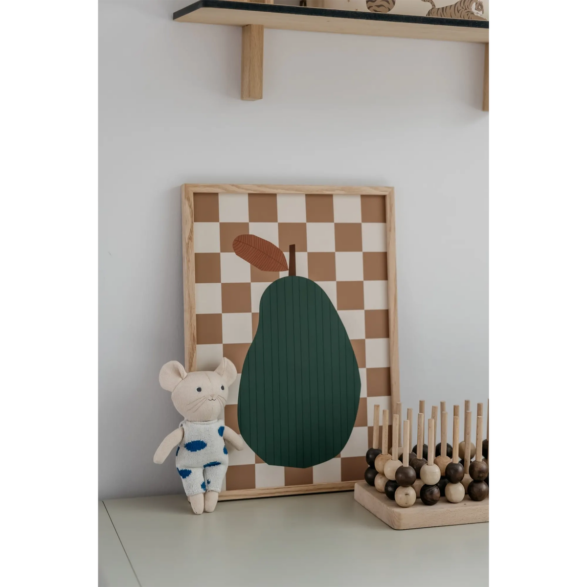 Little Otja – Kuscheltier „Mouse Ipsum“, Bio-Baumwolle, handgefertigt