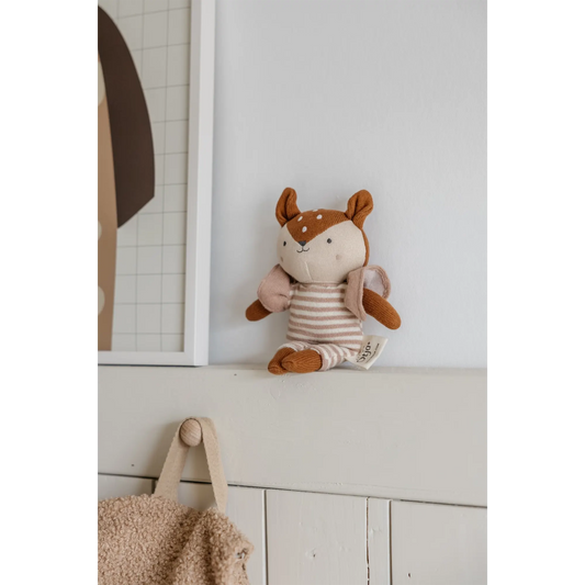 Little Otja – Kuscheltier „Deer Freja“ aus Bio-Baumwolle, handgefertigt