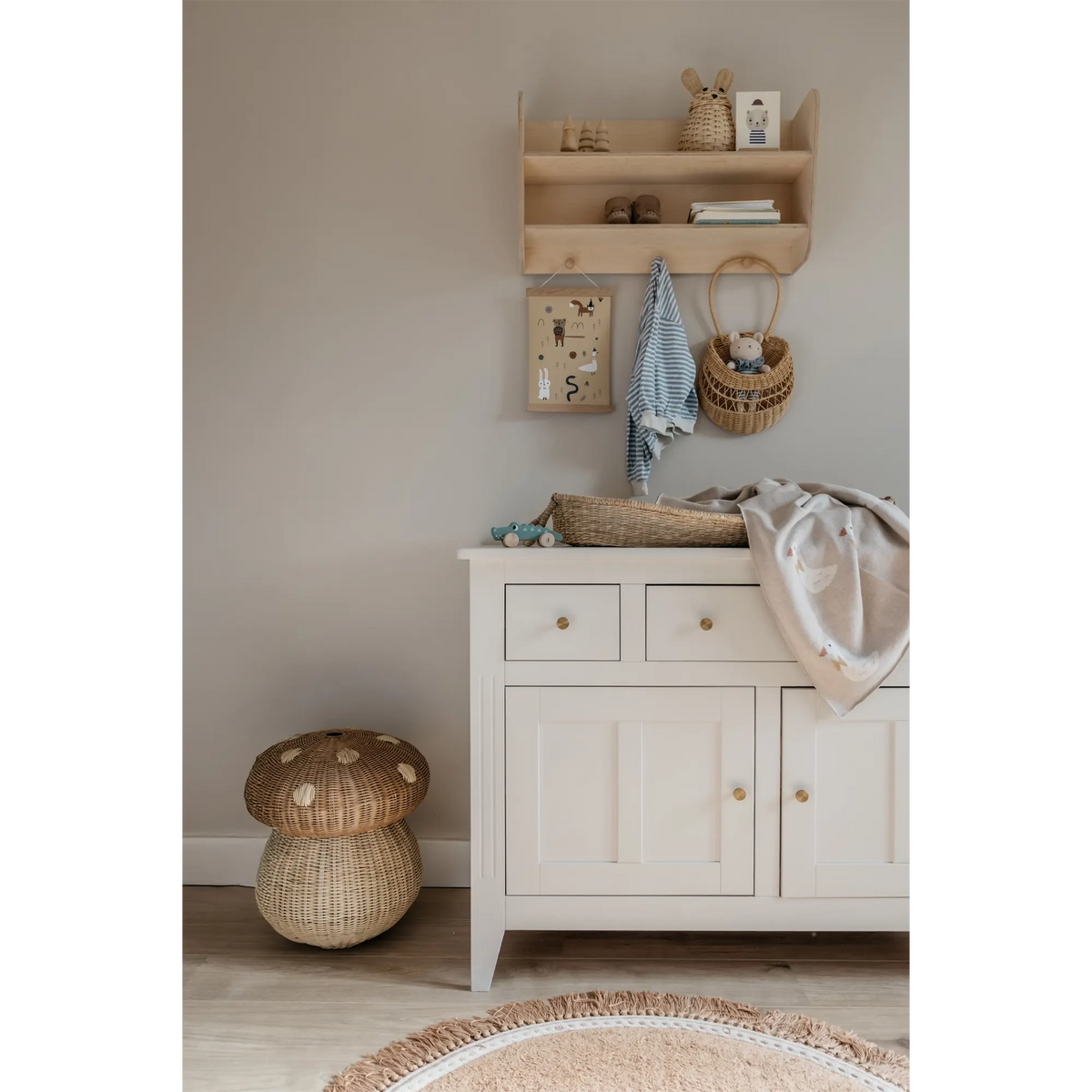 Little Otja – Kuscheltier „Bear Lorem“ aus Bio-Baumwolle