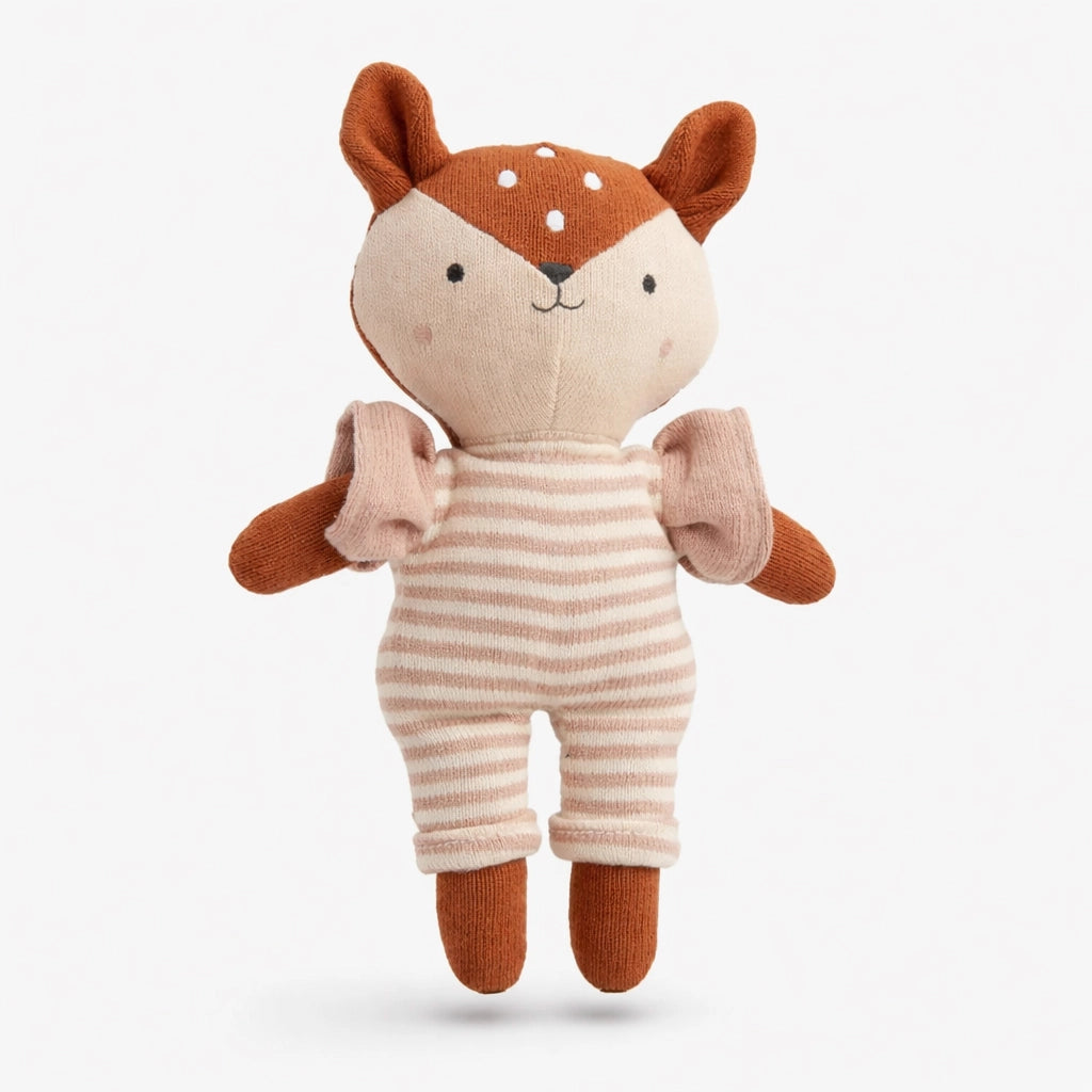 Little Otja – Kuscheltier „Deer Freja“ aus Bio-Baumwolle, handgefertigt