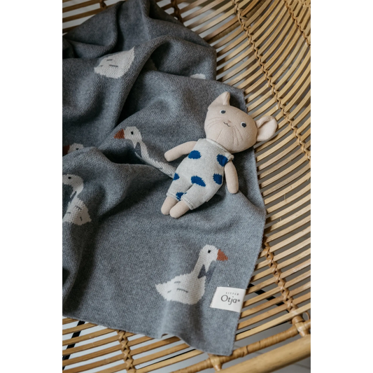 Little Otja – Kuscheltier „Mouse Ipsum“, Bio-Baumwolle, handgefertigt